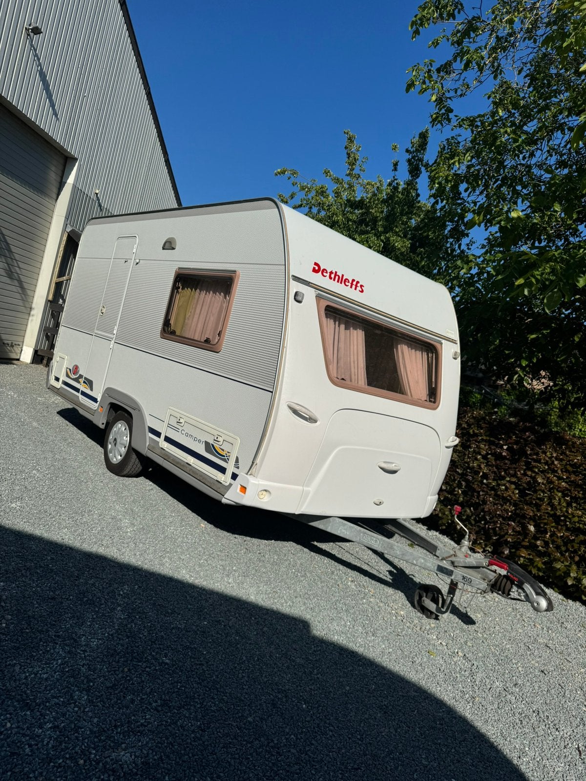 Dethleffs EC1 caravan met voortent, Caravans en Kamperen, Caravans, Kachel, Rondzit, 750 - 1000 kg, Particulier