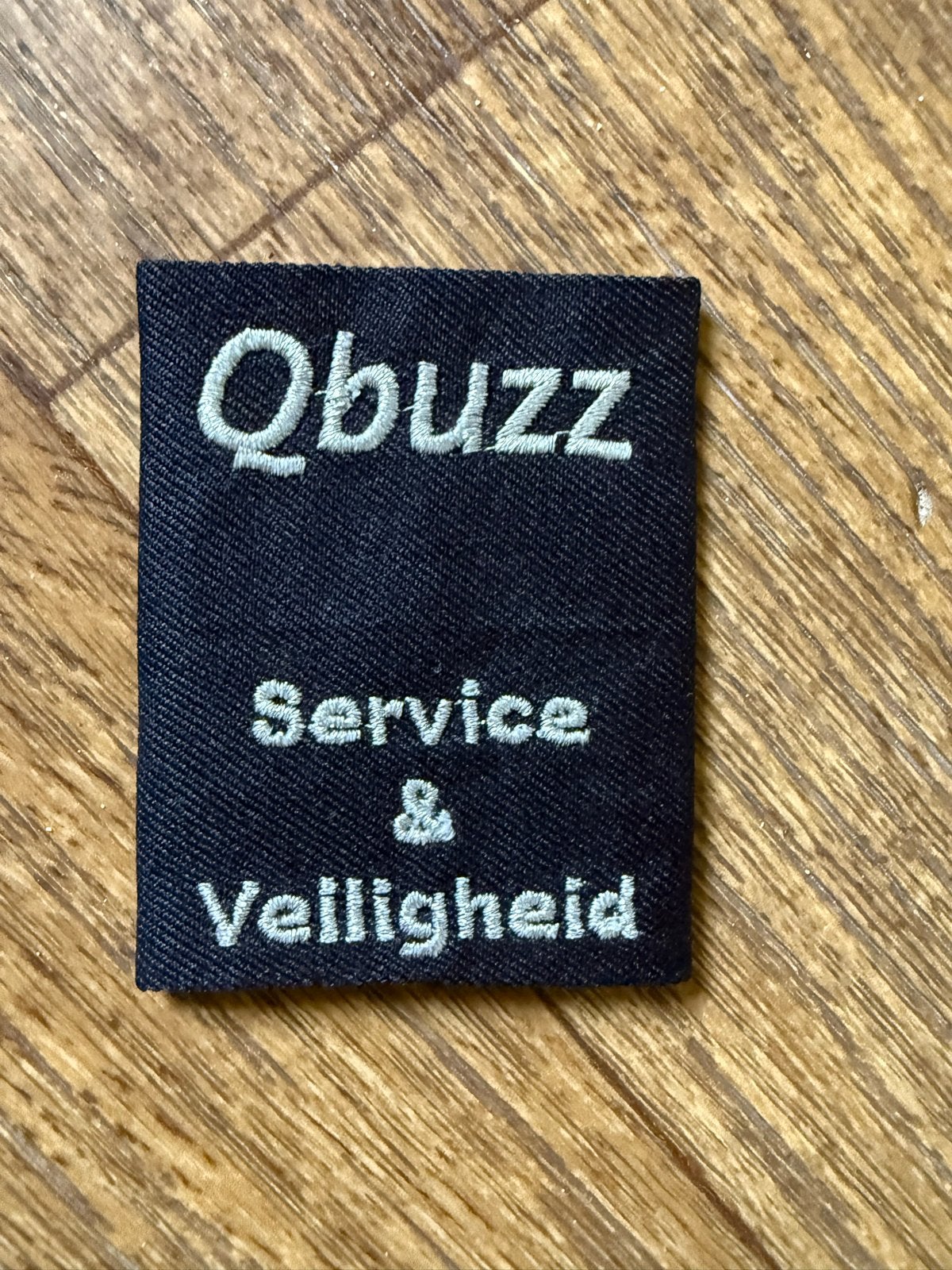 Qbuzz Service & Veiligheid Mouwembleem, Ophalen, Gebruikt, Overige typen