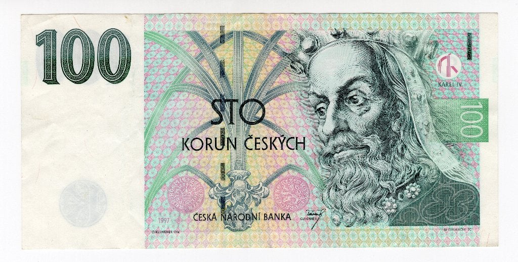 Tsjechie 100 Korun 1997 vf, Verzenden, Overige landen