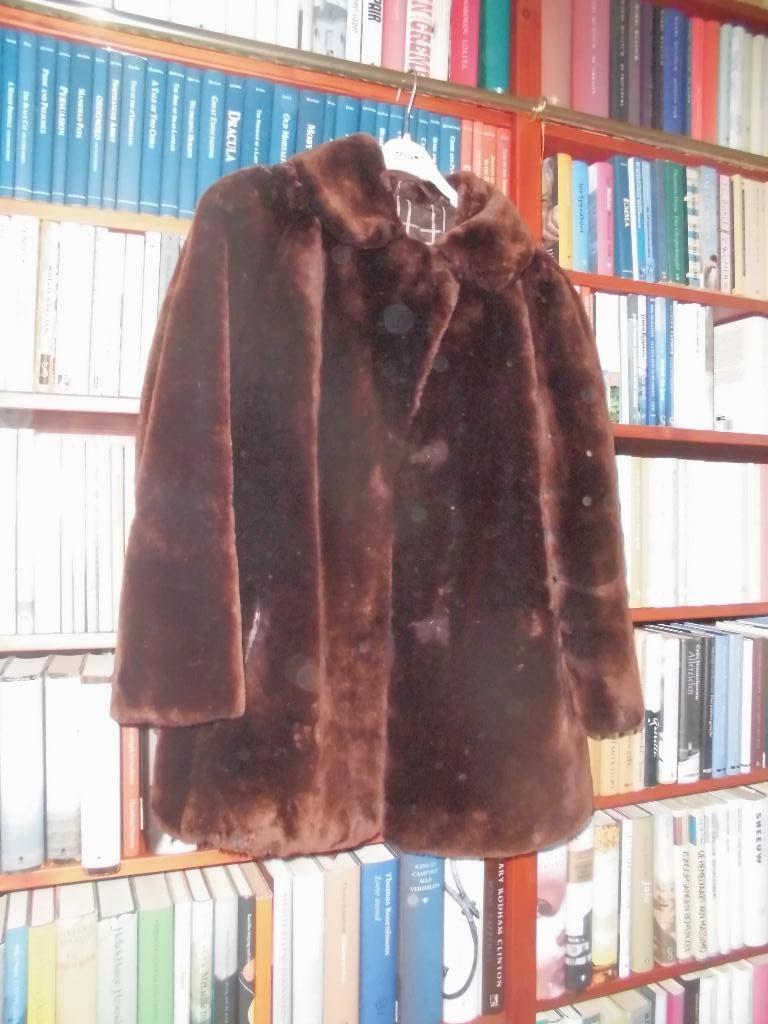 bontjas kort Van Daal en Meijer Fourrures, Kleding | Dames, Jassen | Winter, Zo goed als nieuw, Maat 38/40 (M), Bruin, Ophalen of Verzenden
