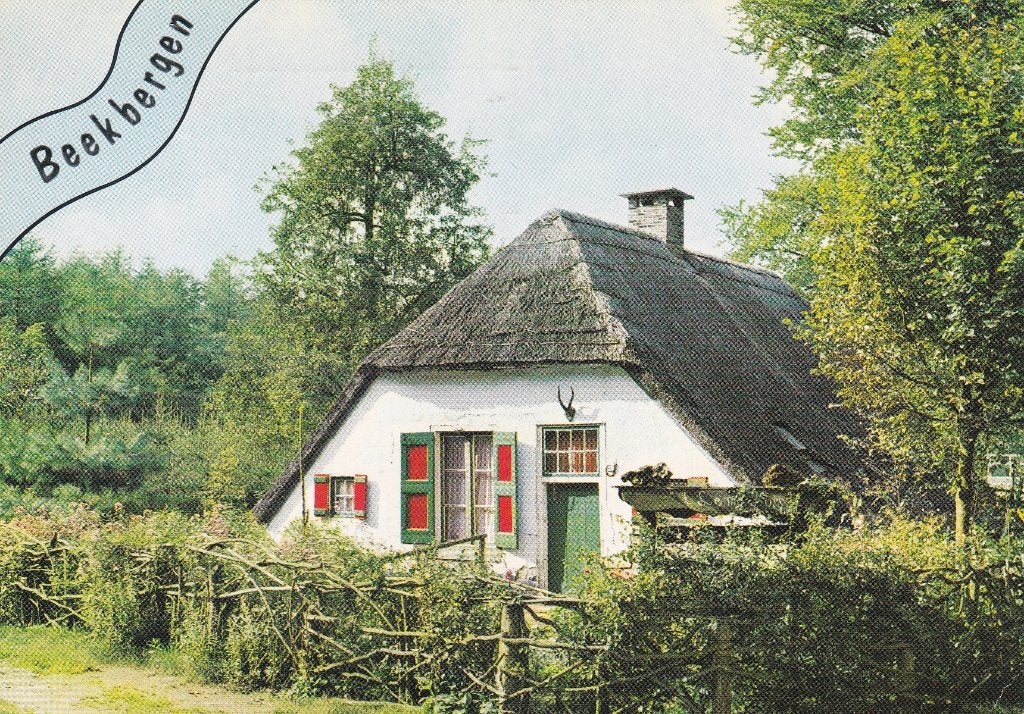 18509 Woning op de Veluwe Beekbergen gelopen 1977, Verzenden, 1960 tot 1980, Gelopen, Gelderland