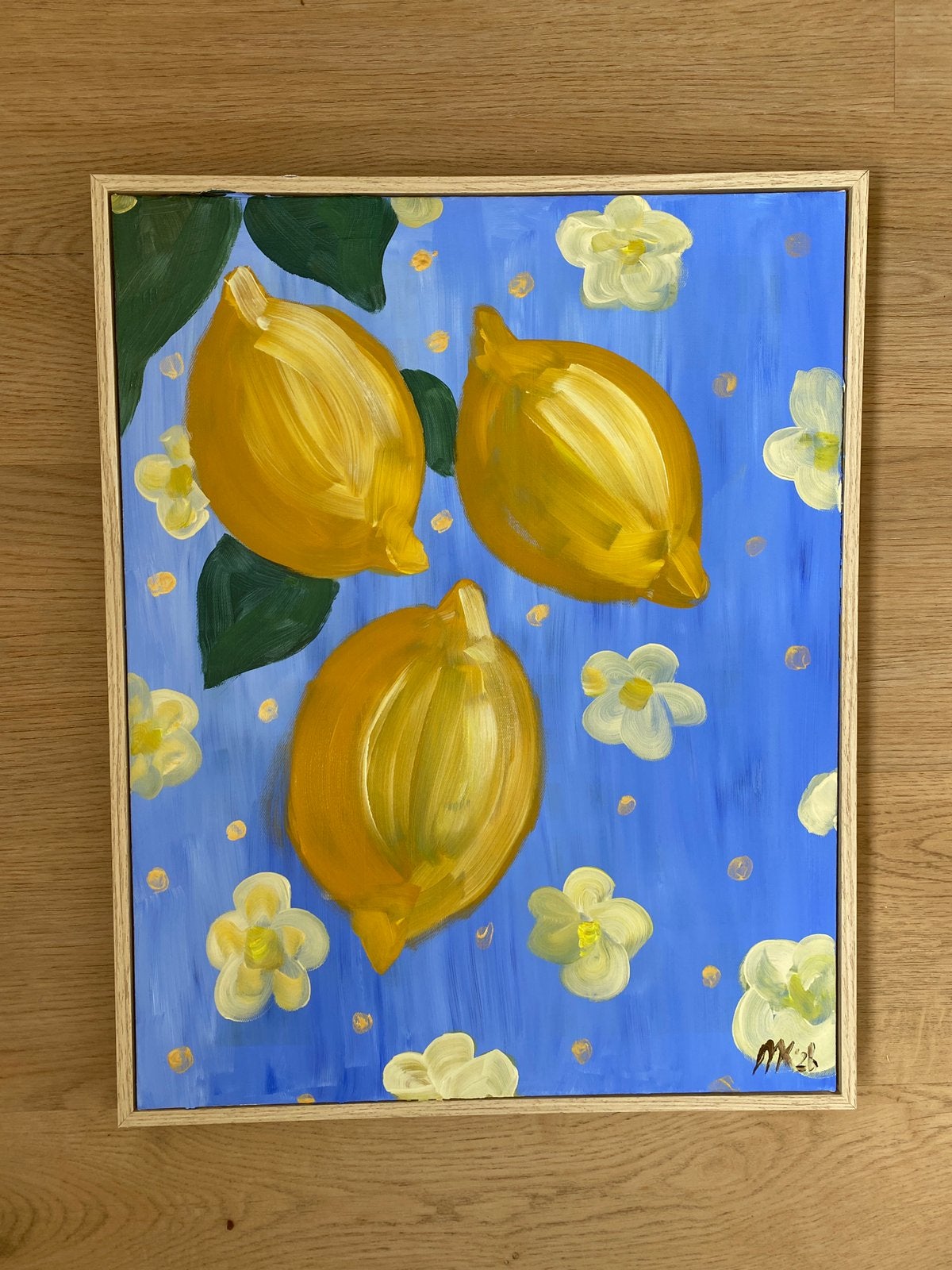 Origineel handgeschilderd schilderij kinderkamer, Antiek en Kunst, Ophalen of Verzenden