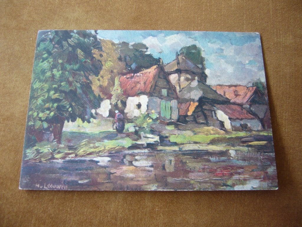 NOOTDORP  =  SERIE 8 NR 541  -  H. VAN LEEUWEN, Ophalen of Verzenden, 1940 tot 1960, Ongelopen, Zuid-Holland