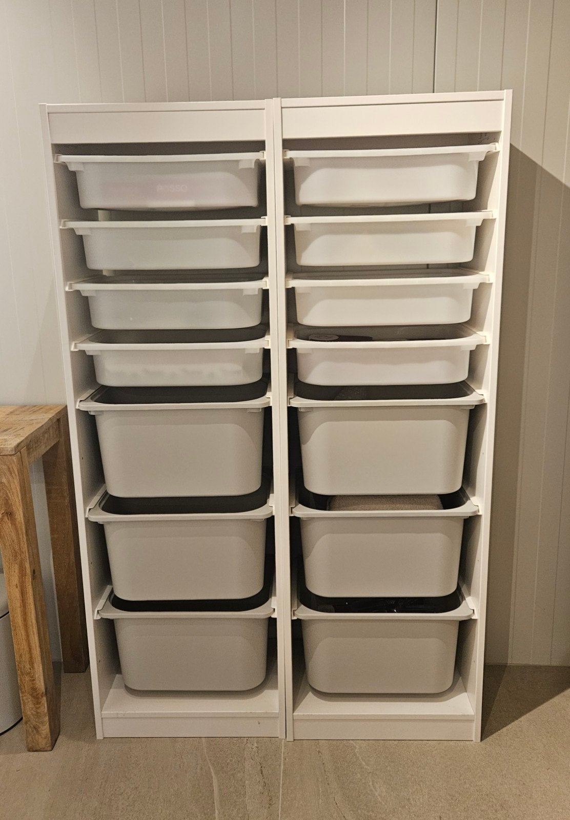 2x IKEA Kast met Opbergbakken - Zo goed als nieuw, Ophalen, Kunststof, 100 tot 150 cm, 50 tot 100 cm