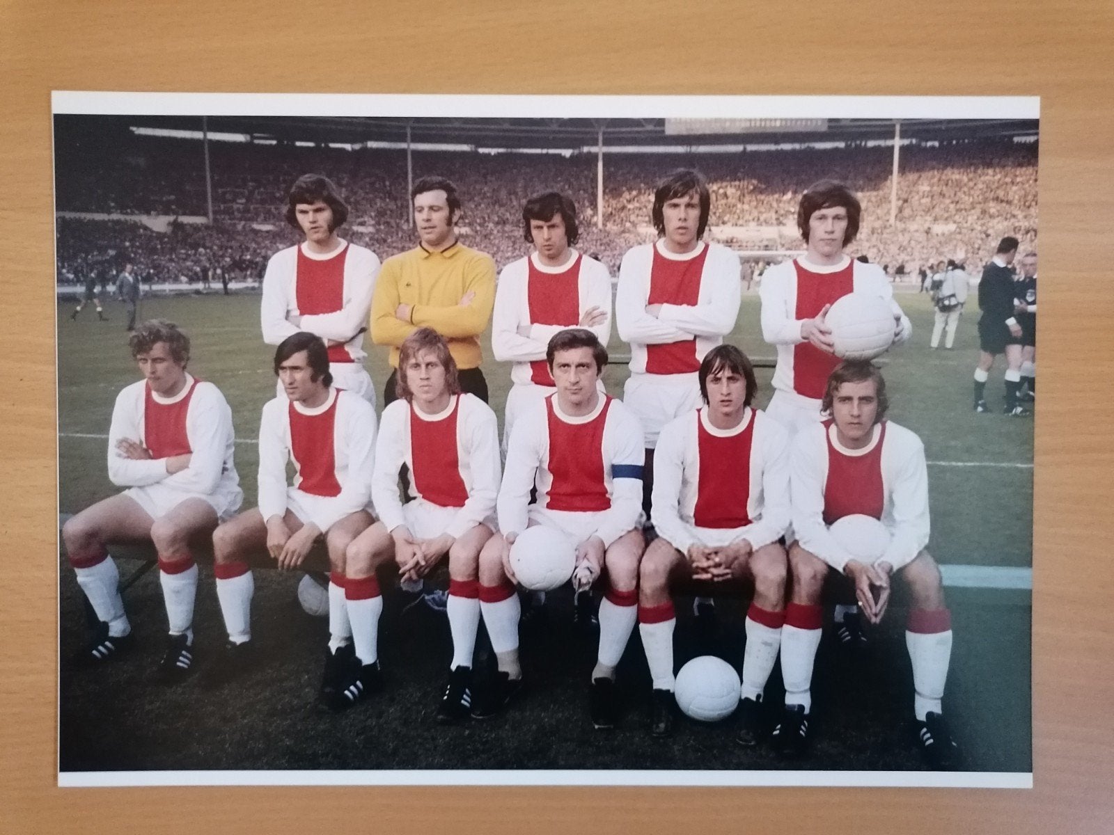 Ajax teamfoto 1971., Ophalen of Verzenden, Ajax, Poster, Plaatje of Sticker