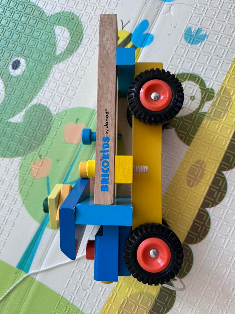 Brico Kids Houten Vrachtwagen van Janod, Ophalen, Gebruikt