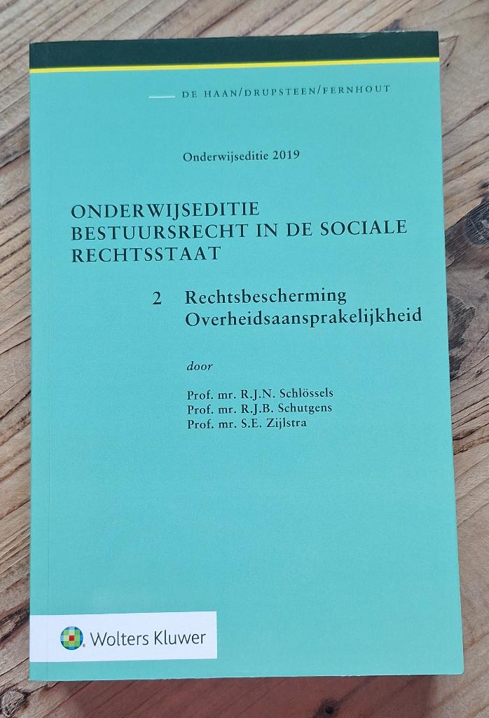 Onderwijseditie bestuursrecht in de sociale rechtsstaat 2, Boeken, Ophalen of Verzenden, Zo goed als nieuw, Overige niveaus