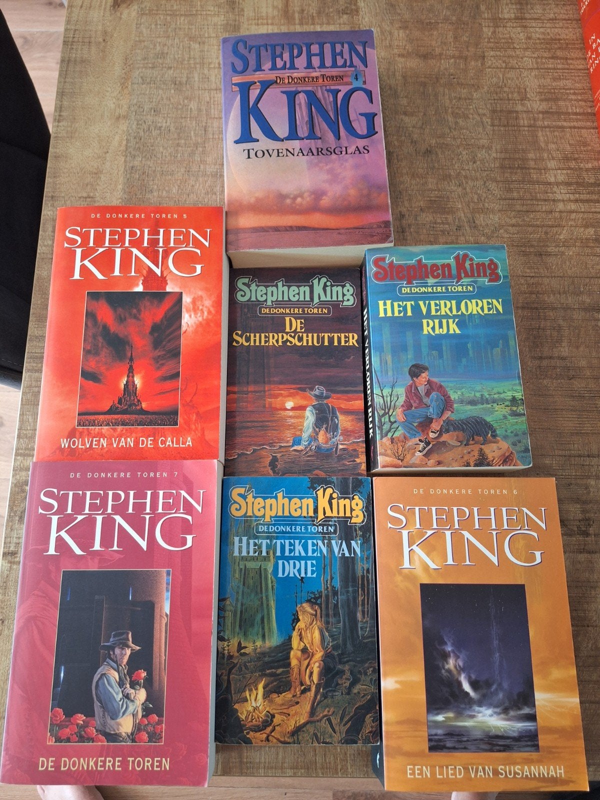Stephen King De Donkere Toren Serie (7 boeken), Ophalen, Gelezen, Stephen King, Nederland
