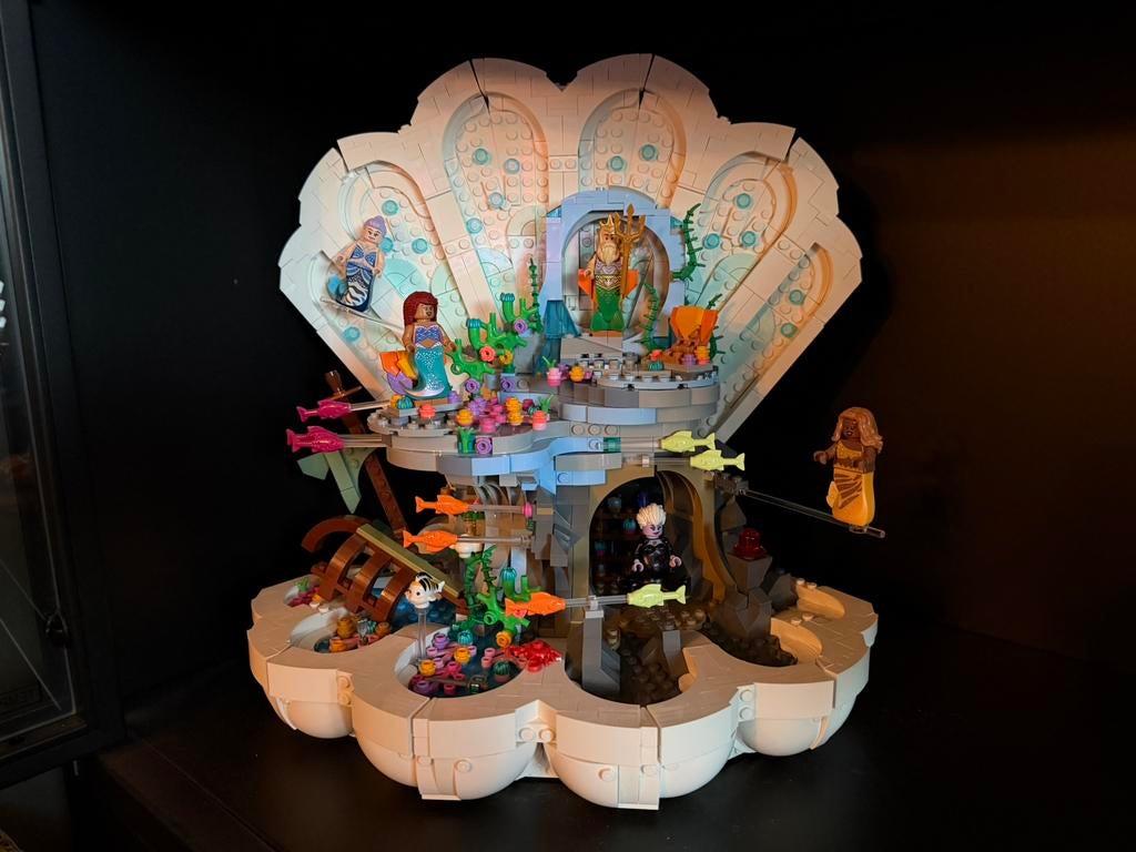LEGO de kleine zeemeermin koninklijke schelp, Ophalen, Lego, Zo goed als nieuw, Complete set