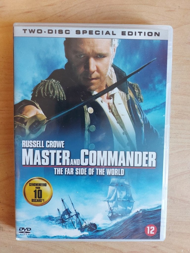 Master and Commander - Russell Crowe special 2-disc edition, Cd's en Dvd's, Alle leeftijden, Ophalen of Verzenden, Zo goed als nieuw