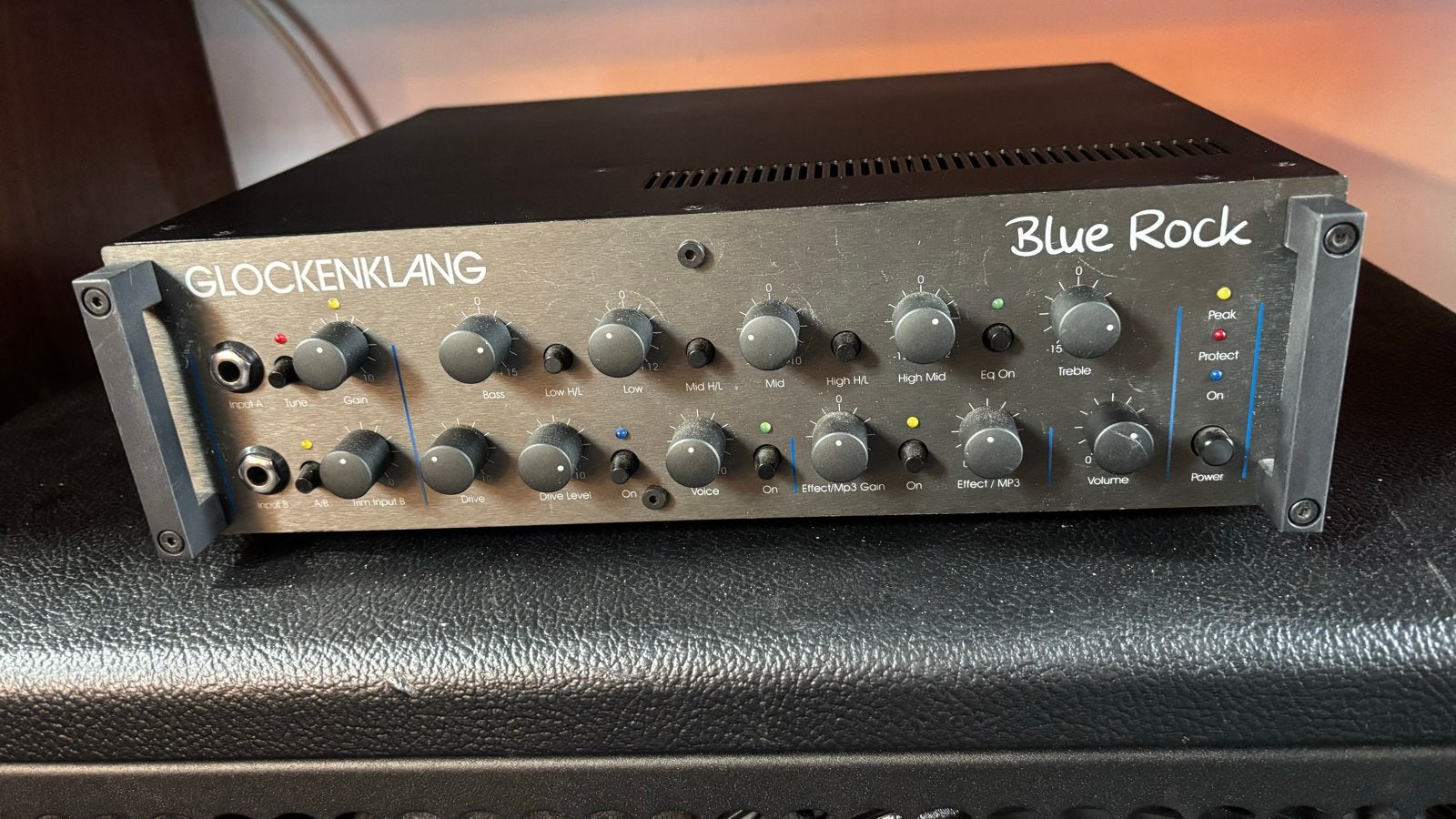 Glockenklang Blue Rock Basversterker, Muziek en Instrumenten, Ophalen of Verzenden, Zo goed als nieuw, Basgitaar, 100 watt of meer