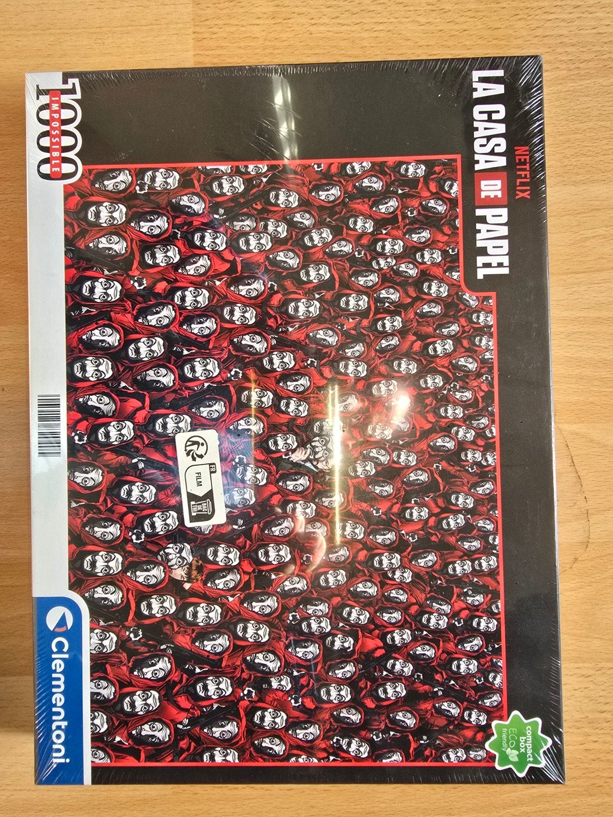 Nieuwe La Casa de Papel 1000 stukjes puzzel Clementoni, Ophalen, 500 t/m 1500 stukjes, Nieuw, Legpuzzel