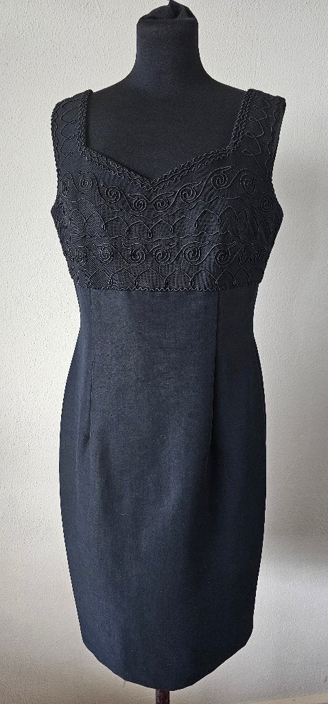 Elegant zwart jurkje van Occasion Libre by Vera Mont maat 40, Maat 38/40 (M), Zwart, Ophalen of Verzenden, Zo goed als nieuw