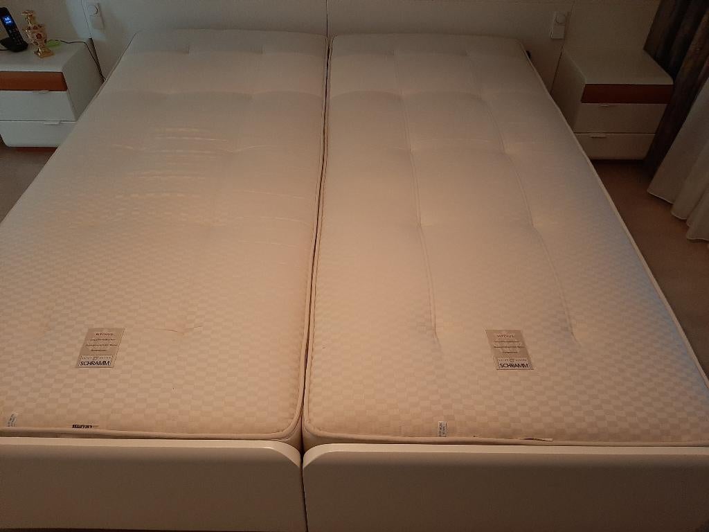 Complete slaapkamer van het merk Schramm, Ophalen, Gebruikt, Tweepersoons, Luxe comfort