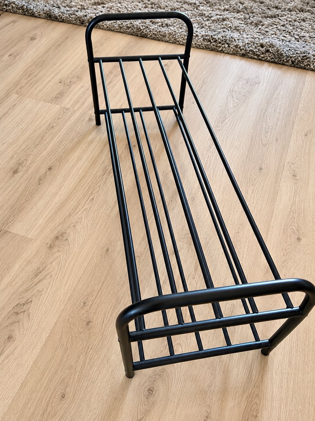 Schoenenrek - mat zwart, Huis en Inrichting, Ophalen, Gebruikt