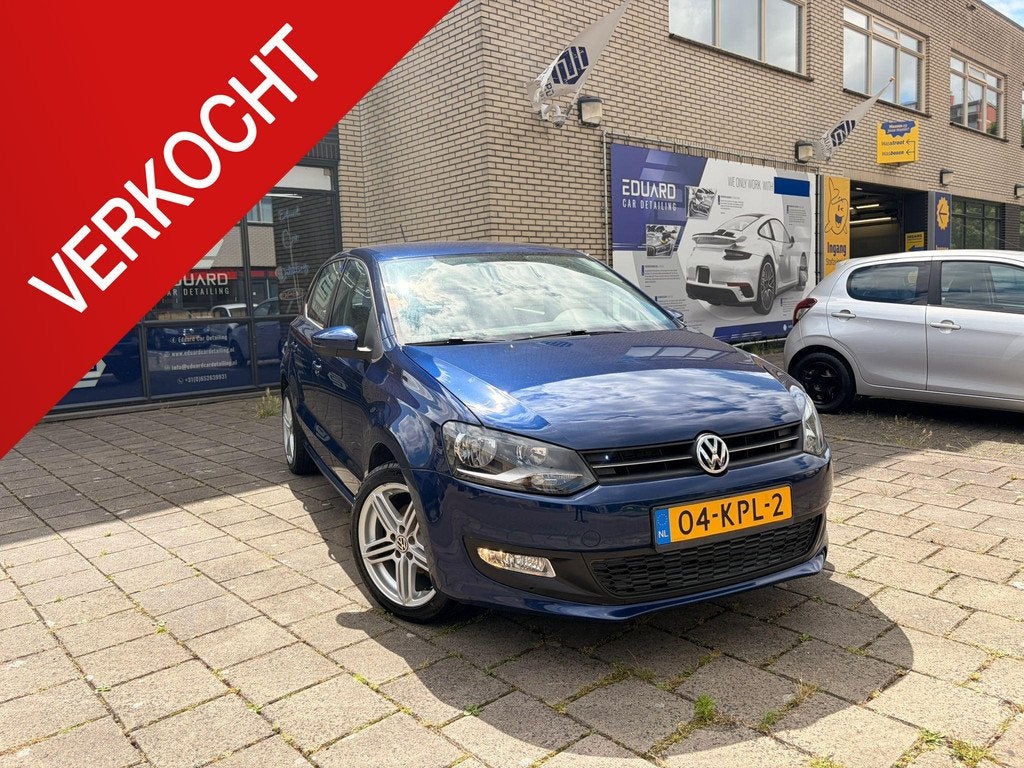 Volkswagen Polo 1.4-16V Comfortline Airco/Cruisecontrol, Voorwielaandrijving, Zwart, 4 cilinders, Blauw