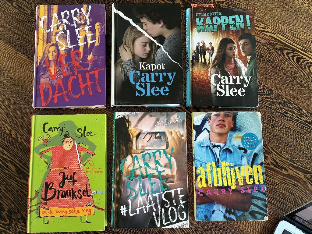 6 boeken van van Carry Slee) voor € 25, Boeken, Carry Slee, Ophalen of Verzenden, Zo goed als nieuw, Fictie