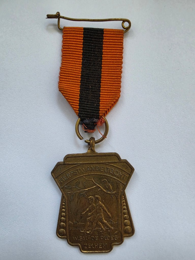 Herfst wandeltocht medaille, Postzegels en Munten, Penningen en Medailles, Verzenden, Overige materialen, Nederland