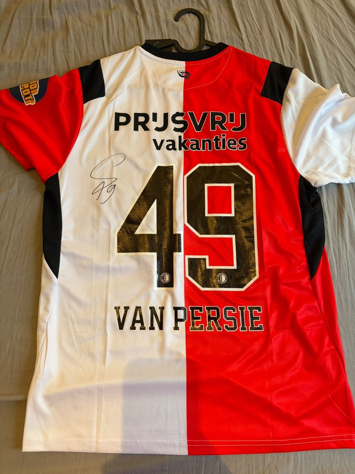 Feyenoord shirt Van Persie gesigneerd, Ophalen of Verzenden, Zo goed als nieuw, Shirt