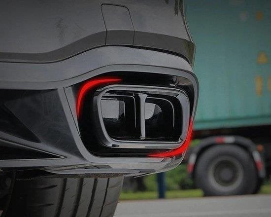 Zwart Black Dubbele uitlaat trim tip Geschikt Voor VW Golf 8, Verzenden, Automotive Parts, A.parts@hotmail.nl, Trasmolenlaan 12 3447 GZ Woerden