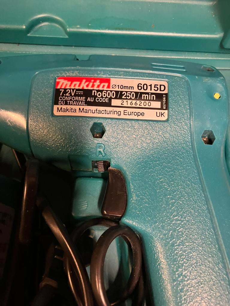 Makita boormachine 7.2 volt, Ophalen, Gebruikt, Boormachine, Variabele snelheid