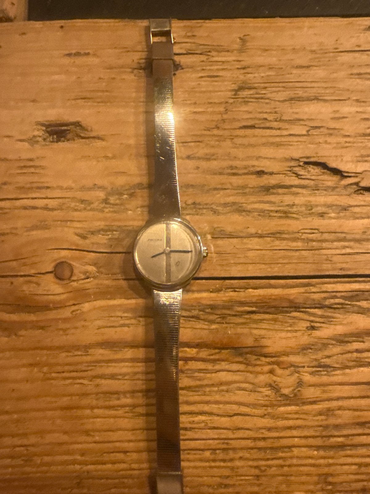Vintage Prisma dameshorloge - Klassiek en elegant, Overige merken, Gebruikt, Staal, Polshorloge