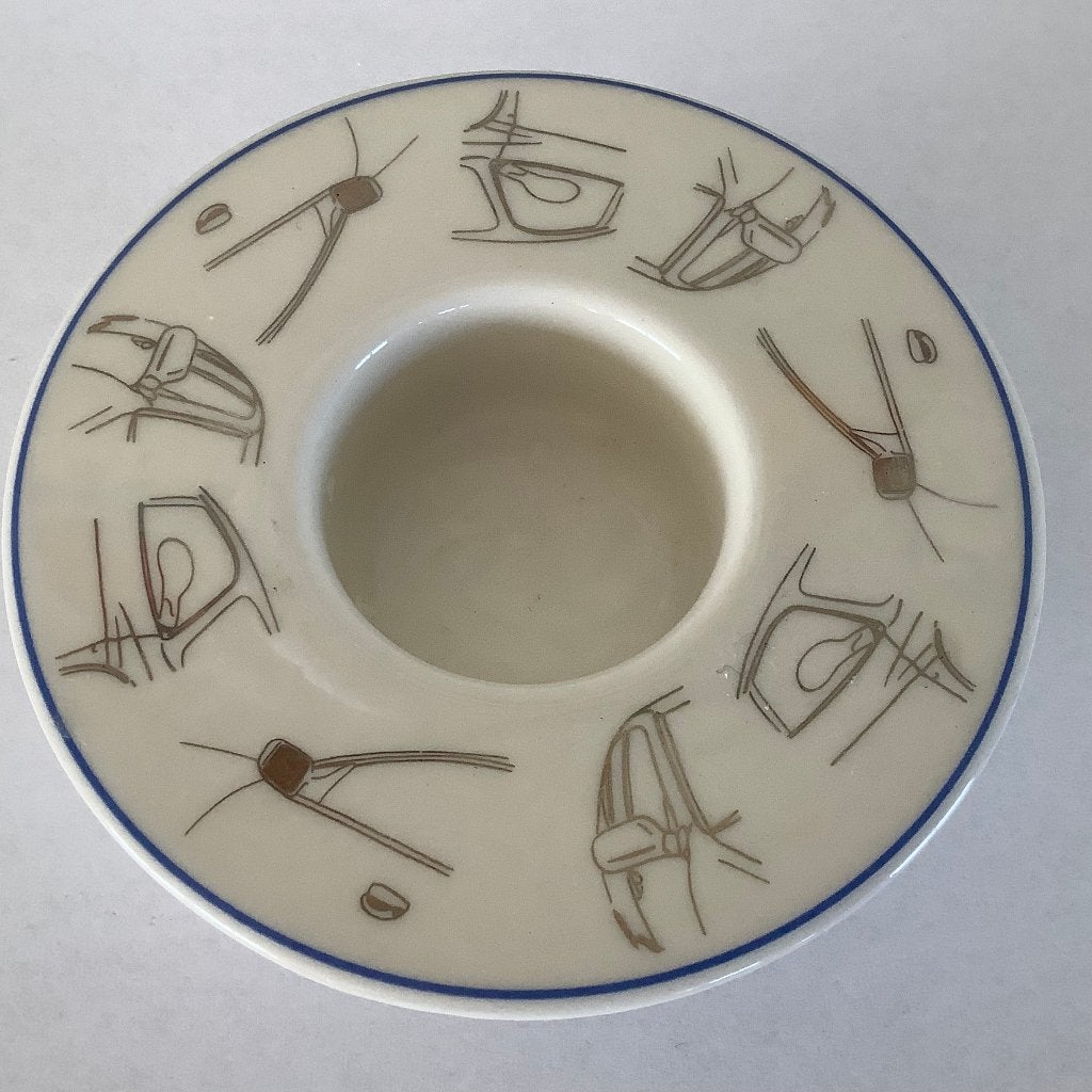 Waxinelichthouder – Schoonhoven Keramiek Holland Ø ca. 10 cm, Ophalen of Verzenden, Huis en Inrichting