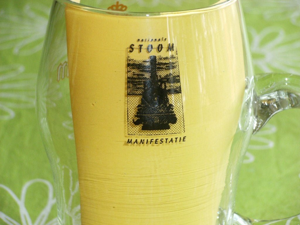Oranjeboom: Nationale Stoom manifestatie - Dubbeldruk, Verzamelen, Ophalen of Verzenden, Zo goed als nieuw, Glas of Glazen, Oranjeboom