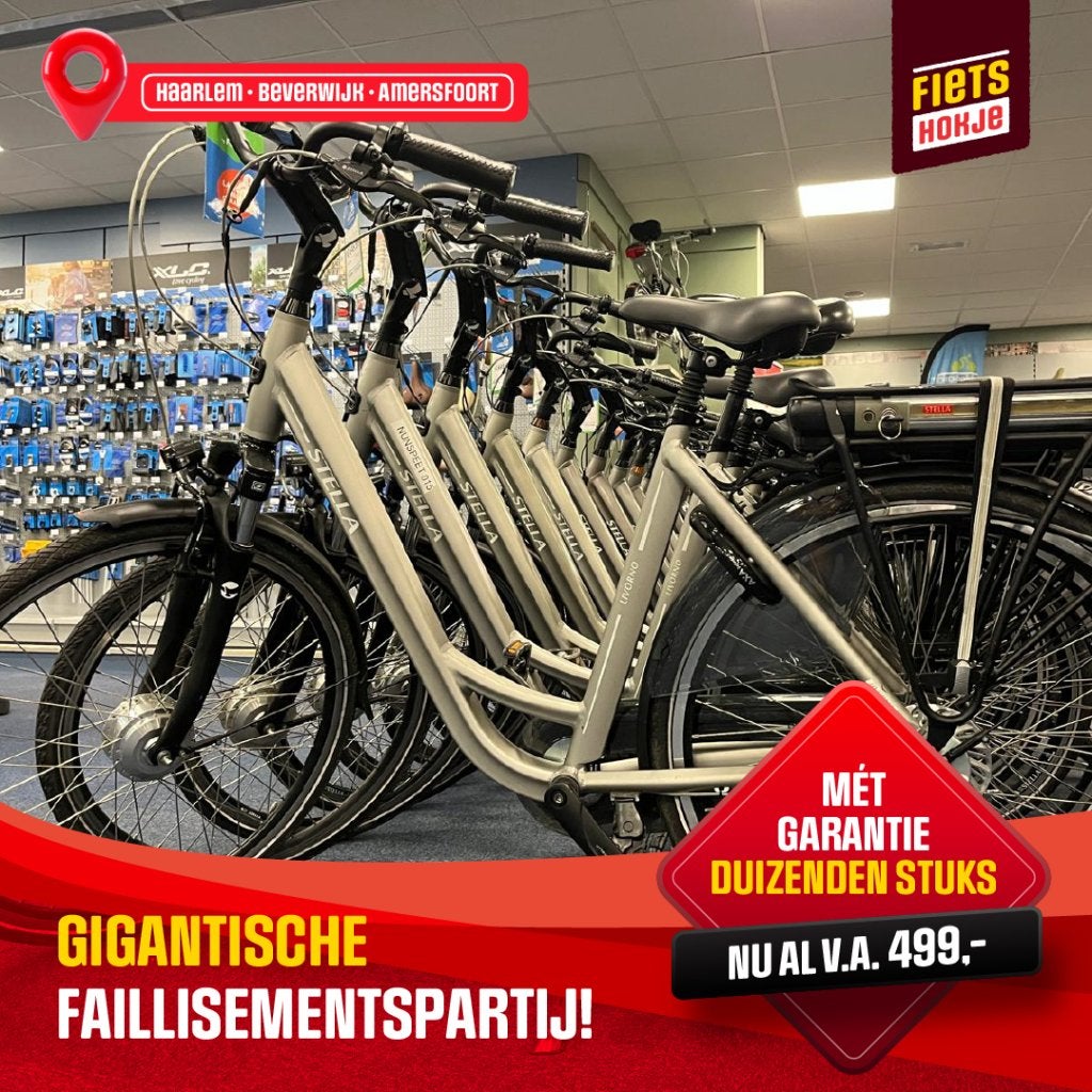 ACTIE! Giga faillismentsverkoop, duizenden STELLA e-bikes!