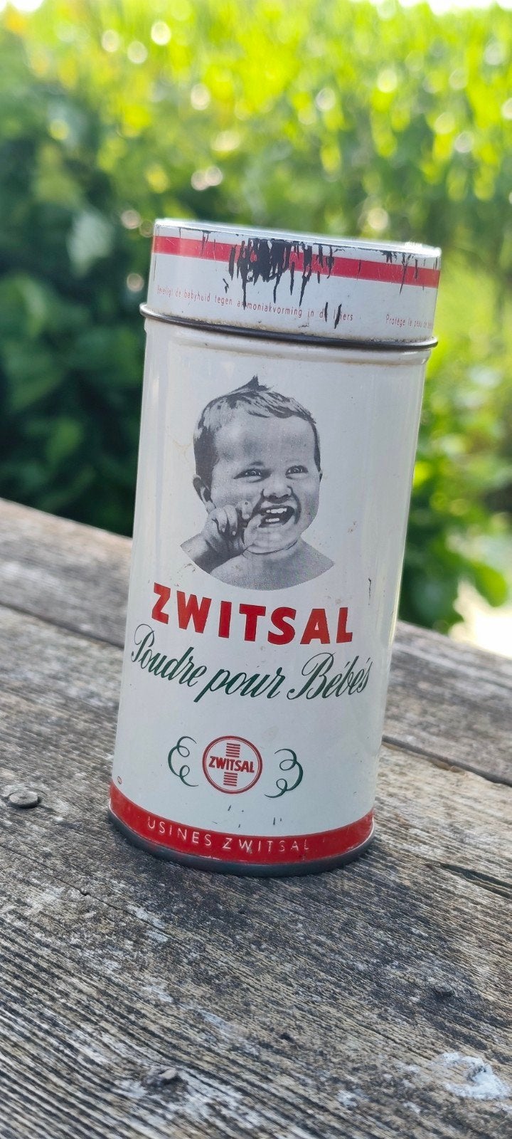 Vintage Zwitsal Babypoeder Bus, Ophalen of Verzenden
