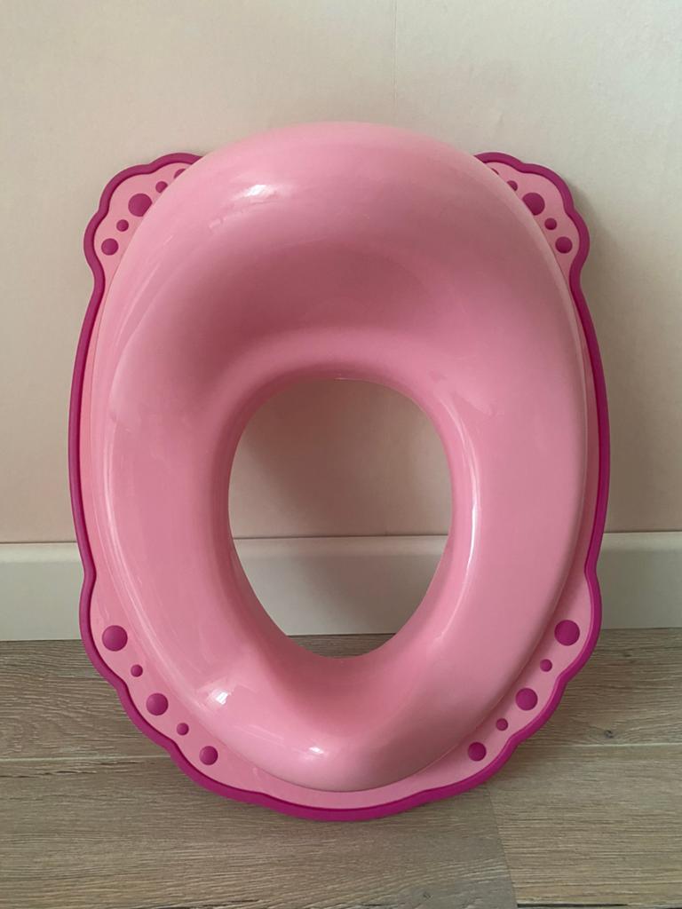 Wc bril verkleiner roze, Gebruikt, Overige typen, Ophalen of Verzenden, Prenatal