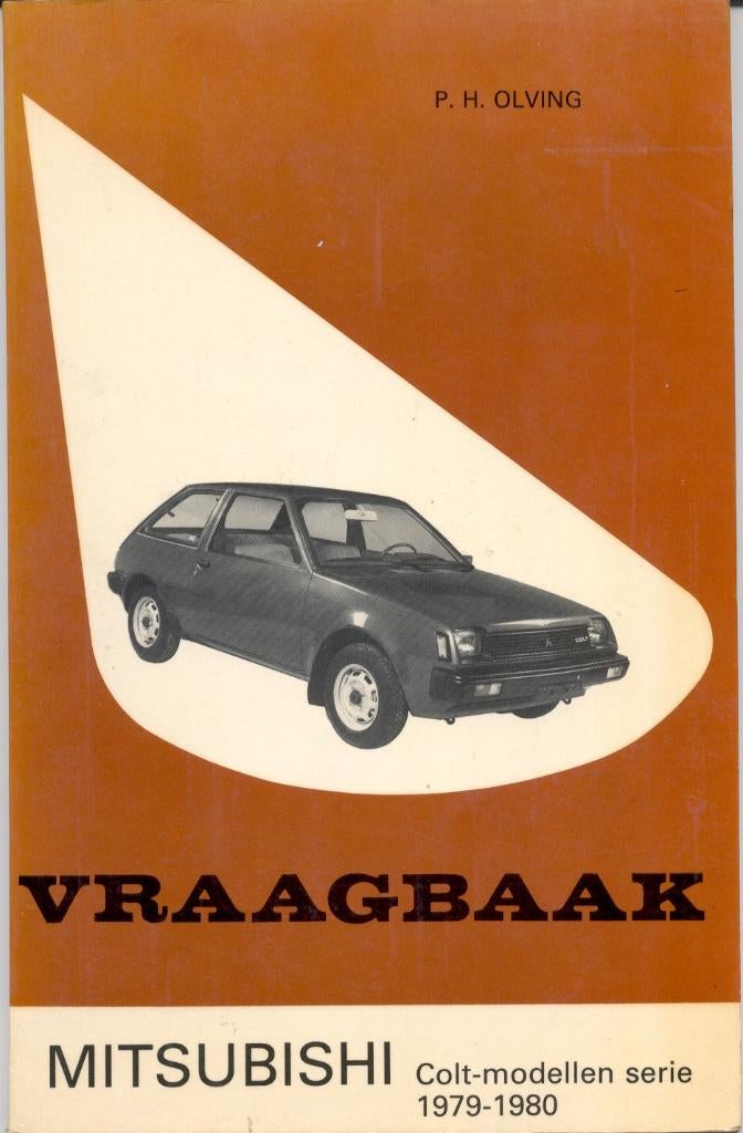 vraagbaak   MITSUBISHI COLT 1979-1980, Ophalen of Verzenden