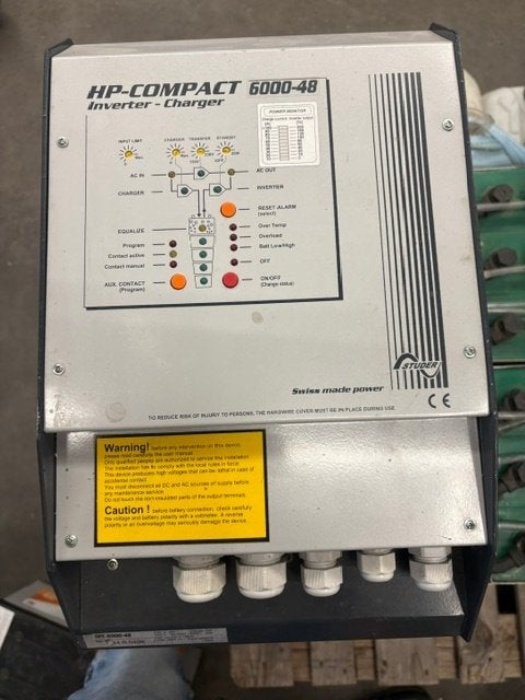 Omvormer STUDER HP-compact 6000-48, Ophalen of Verzenden, Zo goed als nieuw, Overige typen, 200 wattpiek of meer