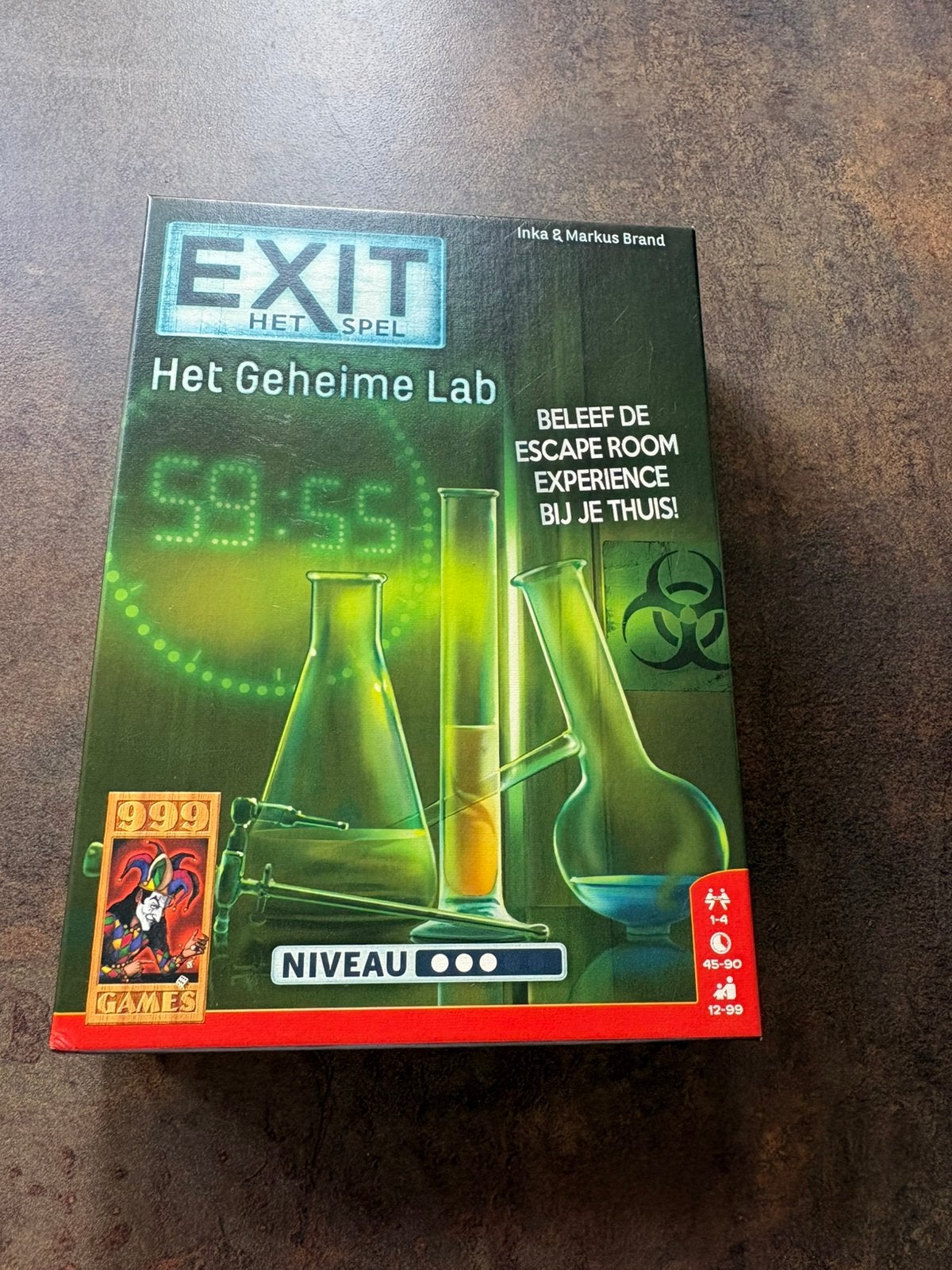Nieuw Exit het geheime lab, Drie of vier spelers, Ophalen of Verzenden, Nieuw