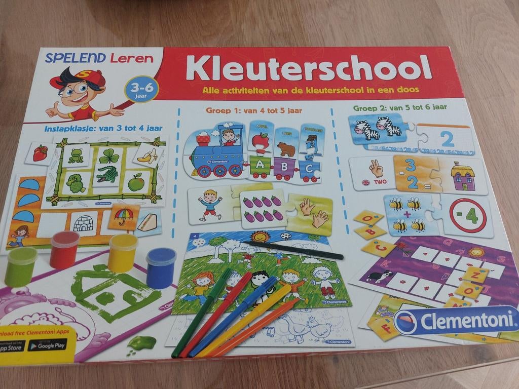 Clementoni spelend leren kleuterschool, Kinderen en Baby's, Speelgoed | Educatief en Creatief, Ophalen of Verzenden, Zo goed als nieuw