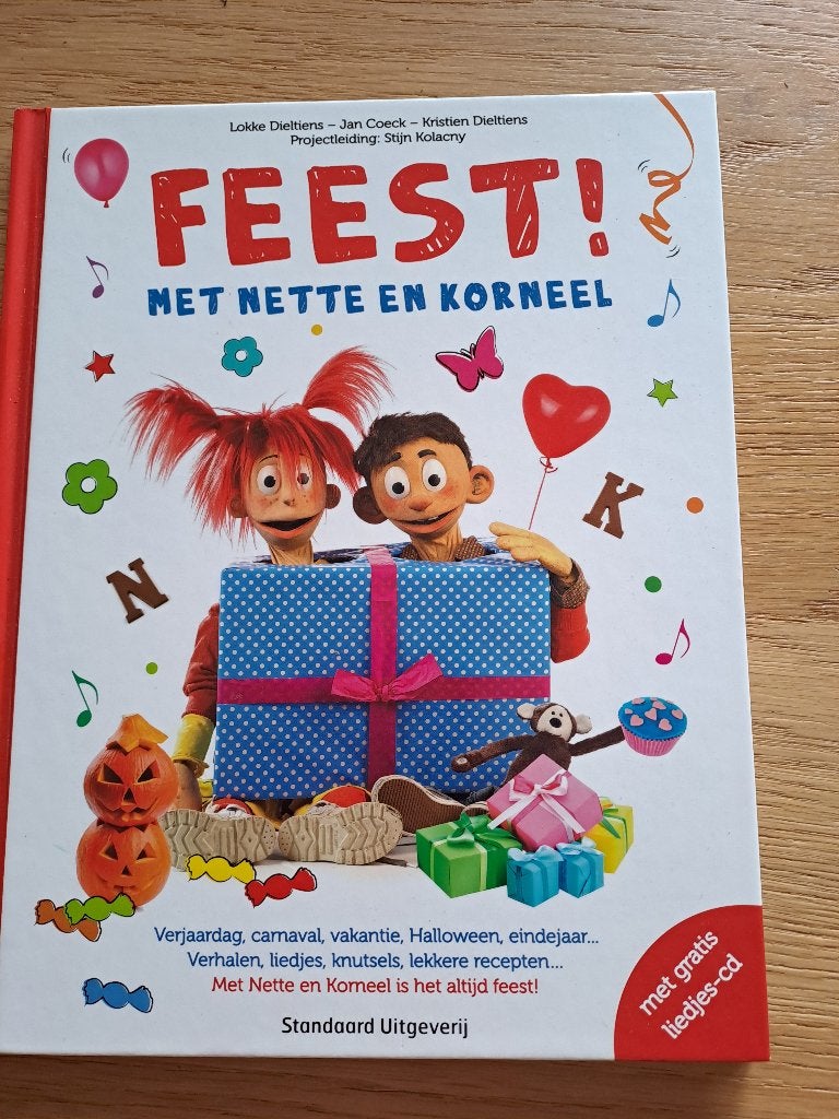 Feest met Nette en Korneel, Boeken, Ophalen of Verzenden, Zo goed als nieuw, Fictie algemeen