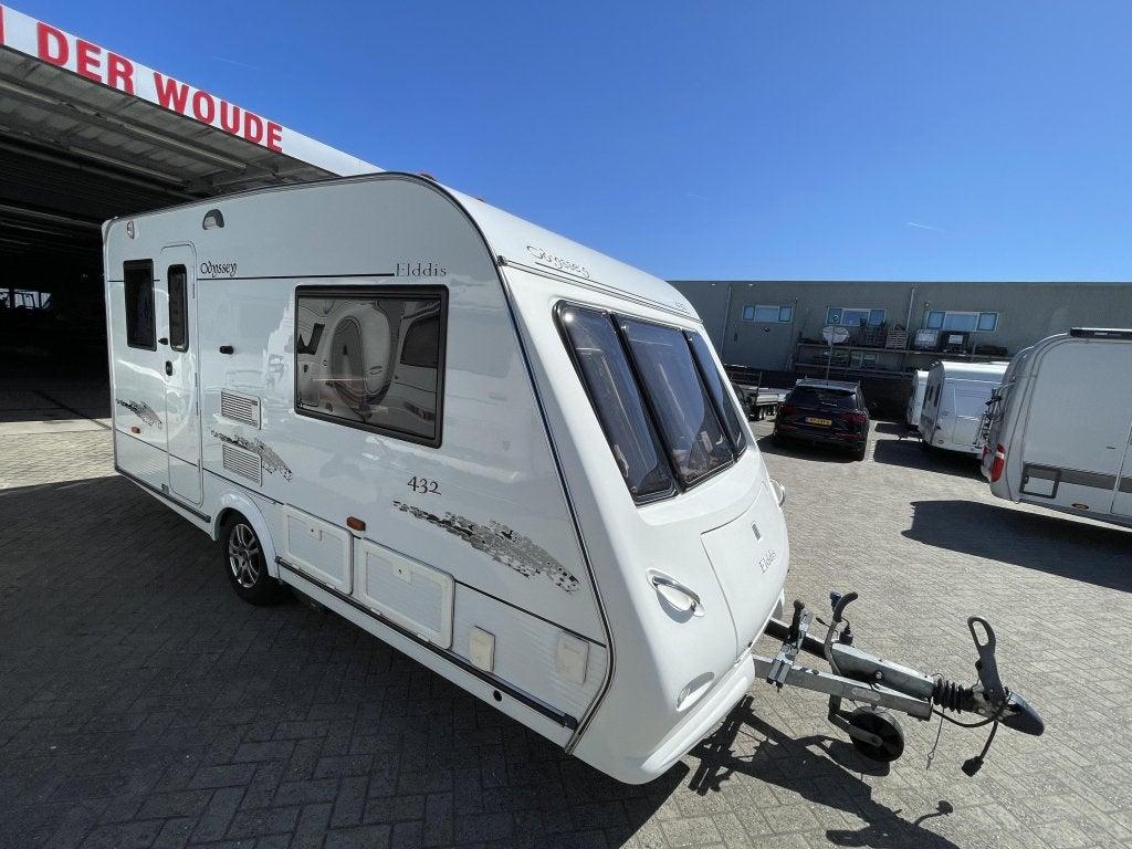 Elddis Odyssey 432 Aparte bedden xxl badkam., Standaardzit, Elddis, Tot en met 2, Bedrijf