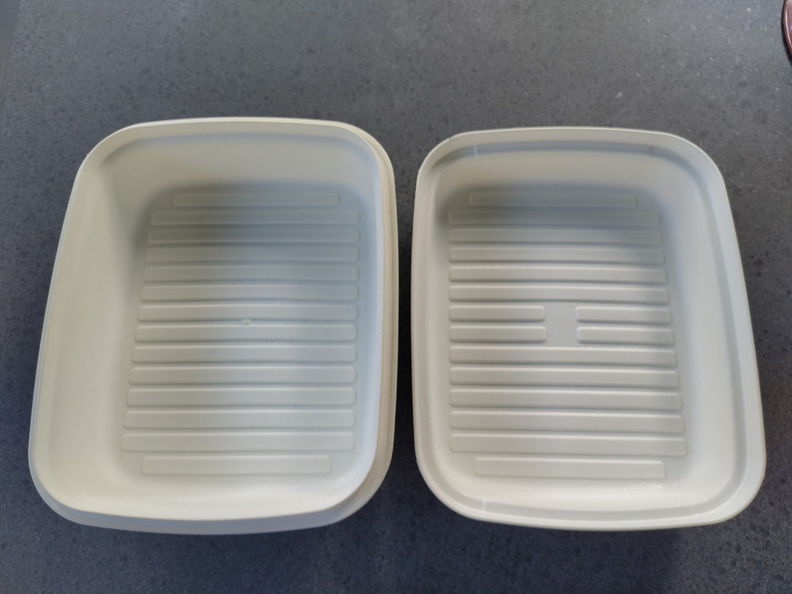 Tupperware Brooddoos -, Gebruikt, Bewaardoos, Wit, Ophalen of Verzenden