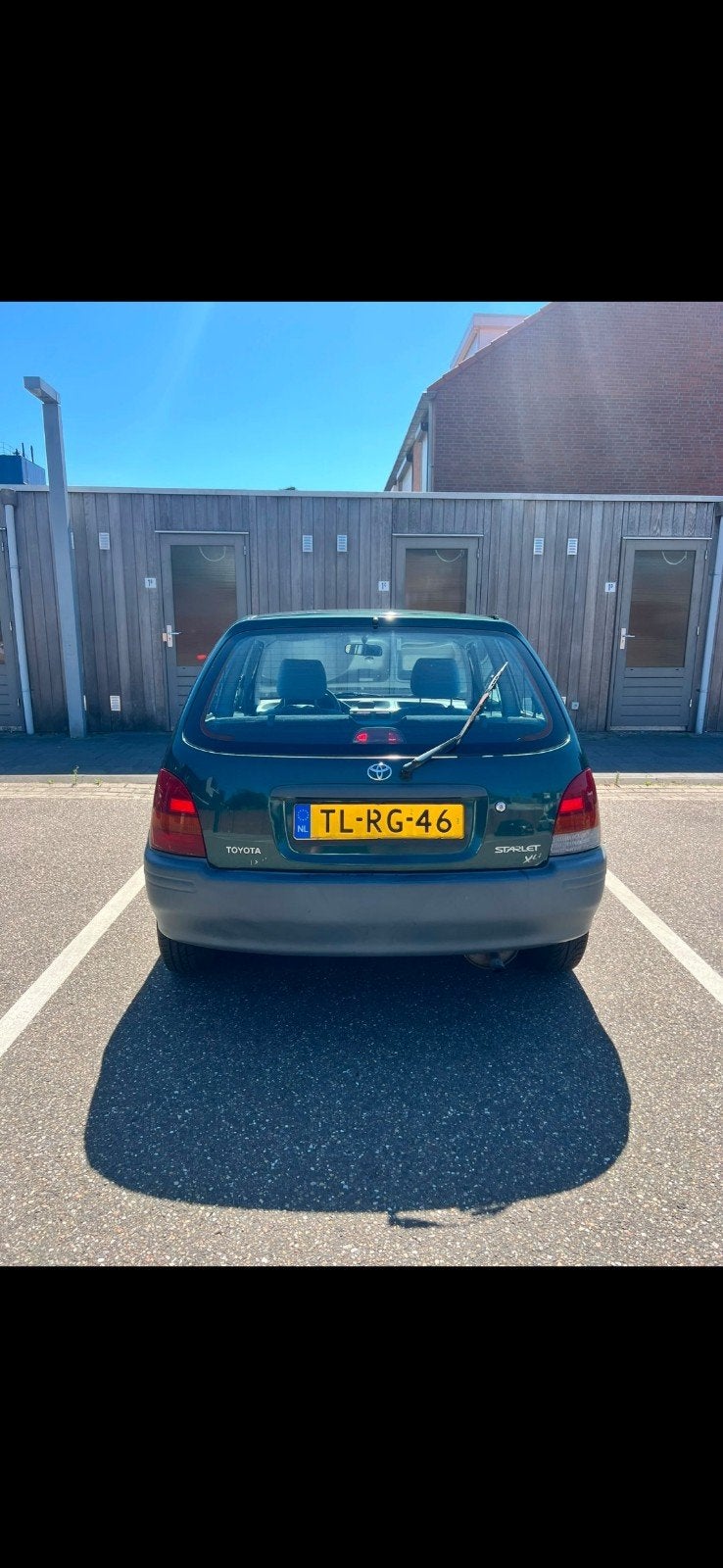 Toyota Starlet 1.3 16V 1998 Groen, 74 pk, 4 cilinders, Starlet, 400 kg