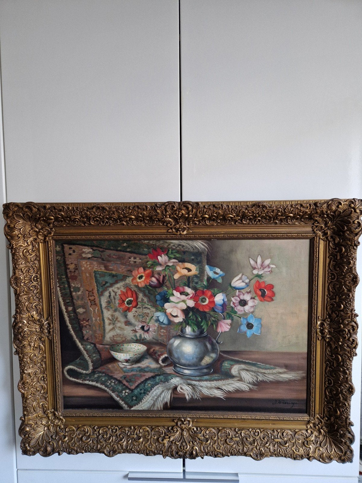 schilderij J Wieringa, Ophalen