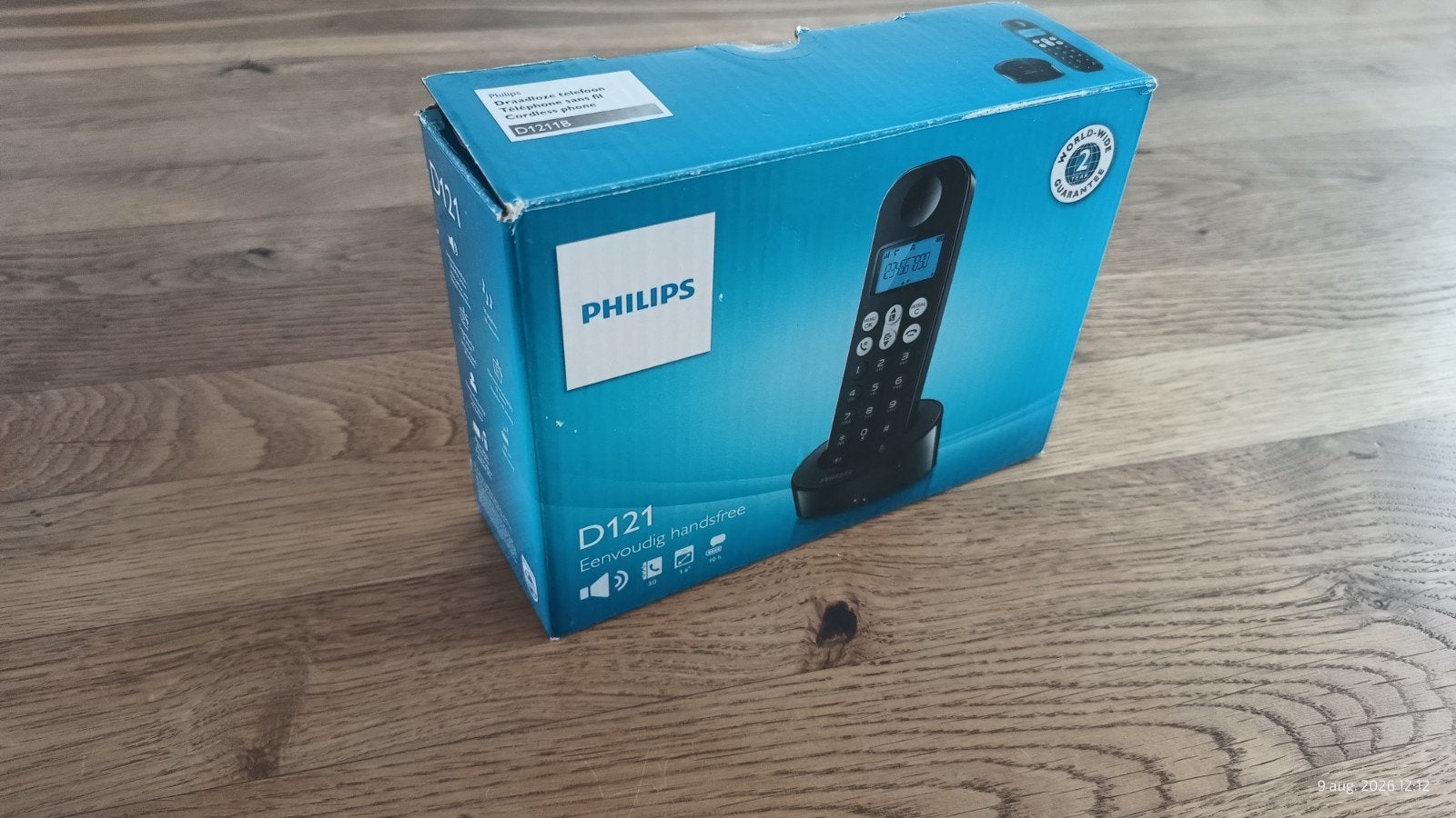 Nieuwe Philips D121 DECT telefoon - Draadloos en handsfree, Telecommunicatie, Vaste telefoons | Handsets en Draadloos, Ophalen of Verzenden