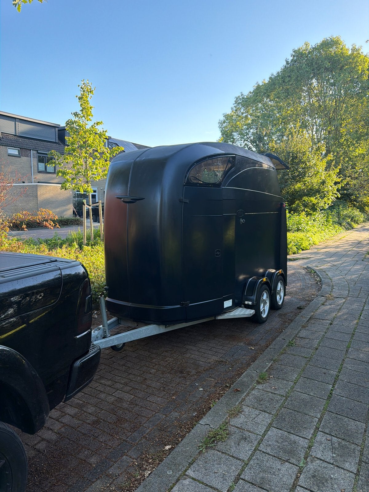 Atec regency paardentrailer 2 paarden, Ophalen, Gebruikt, Polyester, 2-paards trailer