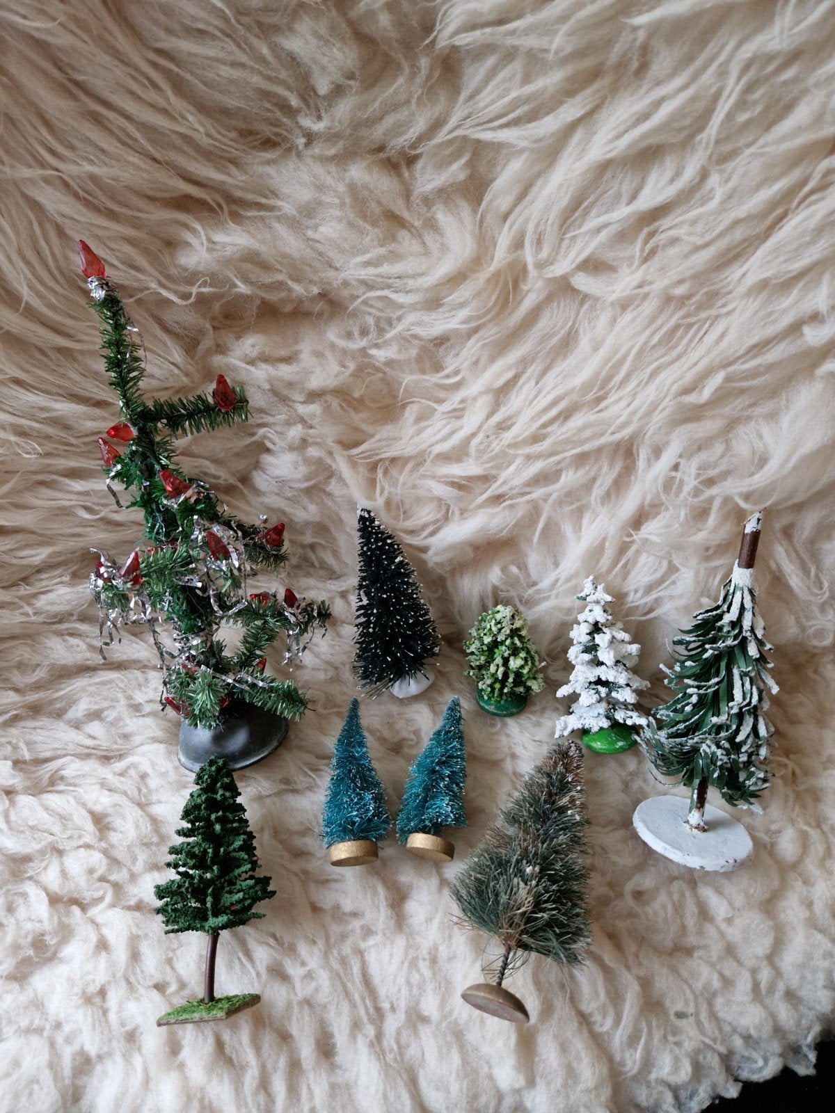 vintage en antieke kerstboom, Diversen, Kerst, Ophalen of Verzenden