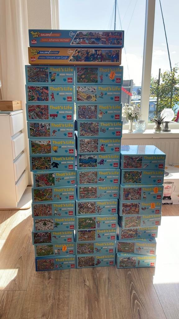 That’s Life puzzels 36 stuks, Hobby en Vrije tijd, Ophalen, 500 t/m 1500 stukjes, Zo goed als nieuw