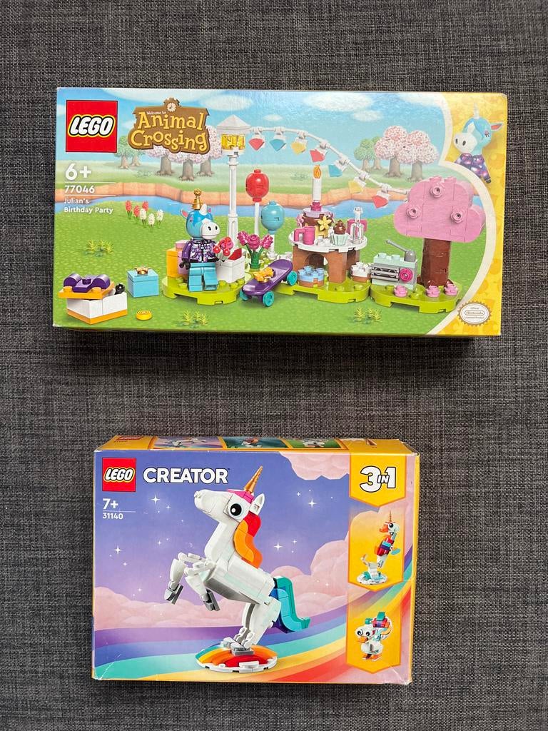 2 Lego sets: Animal Crossing en Creator, Overige thema's, Lego, Nieuw, Ophalen of Verzenden