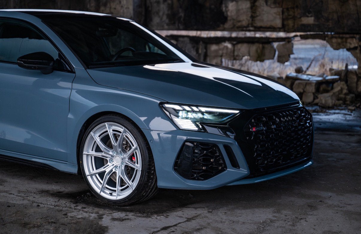 JR Wheels JR50 R19 235/35 5x112 volkswagen golf audi a3 seat, Auto-onderdelen, Banden en Velgen, 19 inch, Gebruikt, Banden en Velgen