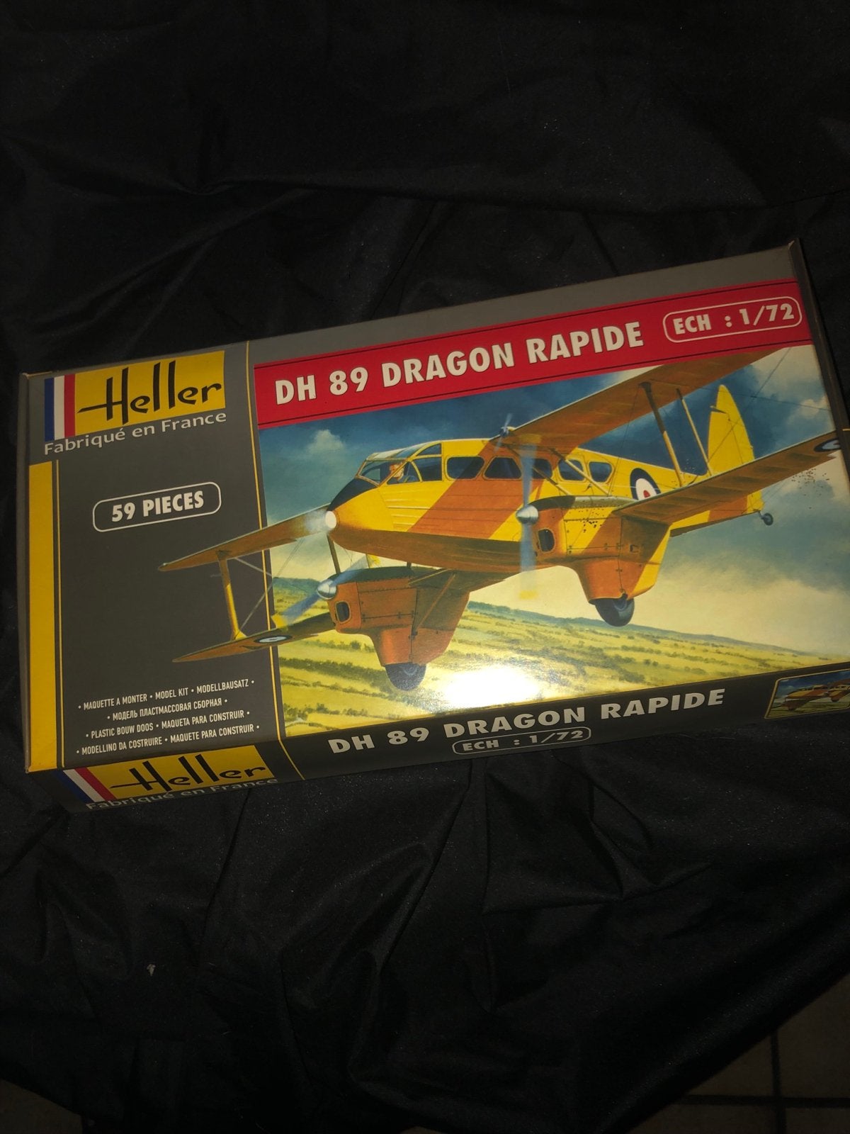 Heller DH 89 Dragon Rapide Modelbouw Vliegtuig 1:72, 1:72 tot 1:144, Nieuw, Ophalen of Verzenden, Vliegtuig