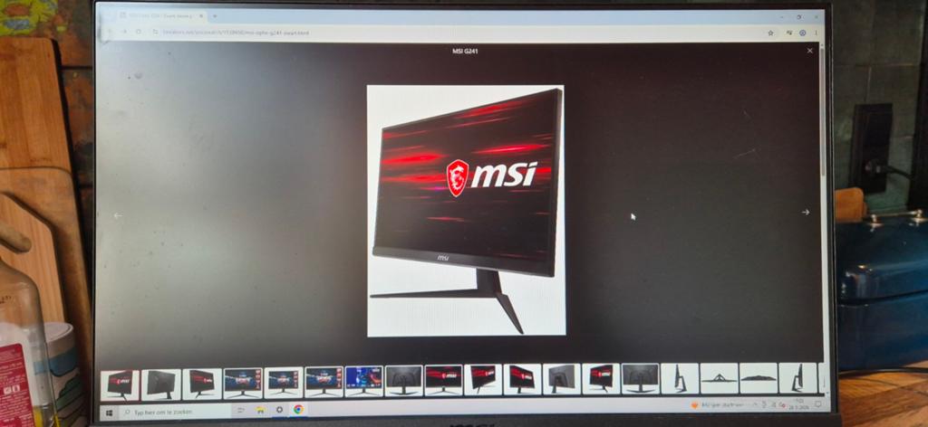 MSI G241, IPS, 101 t/m 150 Hz, Full HD, Minder dan 1 ms
