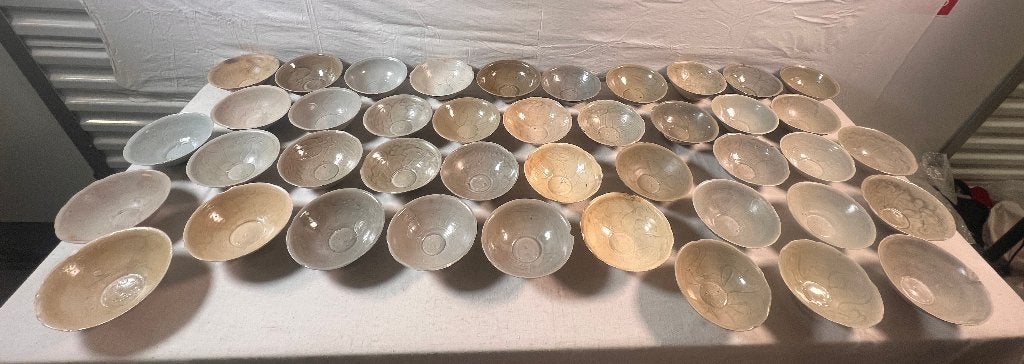 Chinees Song Celadon kommen (42 stuks), Antiek en Kunst, Antiek | Porselein, Ophalen
