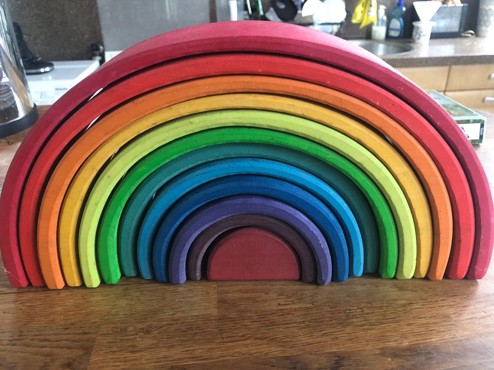 Grimm’s regenboog groot hout 12-delig, Ophalen, Gebruikt, Overige typen
